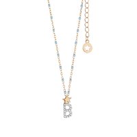 Necklace Comete Woman Costellation in Silver Zirconia GLA174